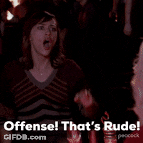 Offensive That's Rude GIF