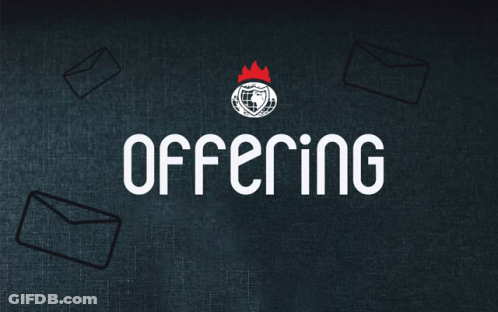 Offering On Dark Background GIF
