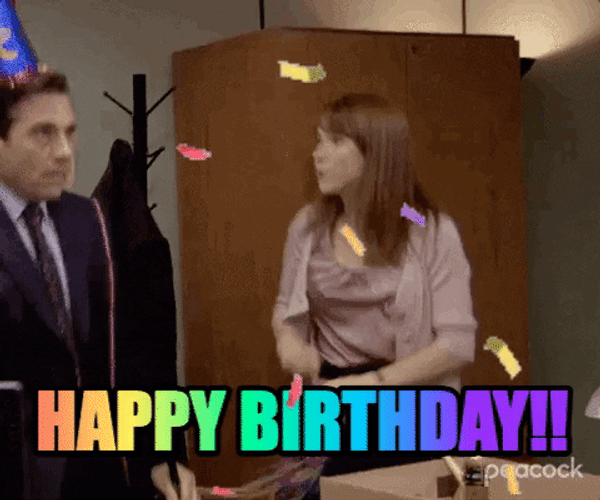 Office Celebrate Happy Birthday Boss Dance GIF