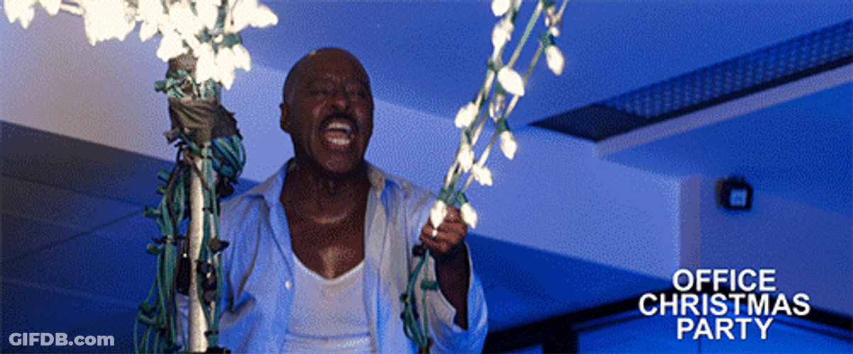 Office Christmas Party Accident GIF