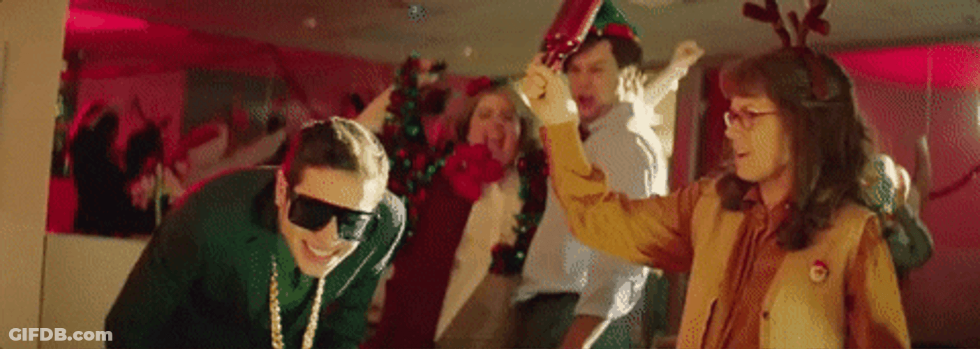 Office Christmas Party Chaos GIF