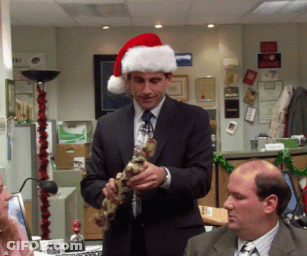 Office Christmas Party Exchange Gifts GIF