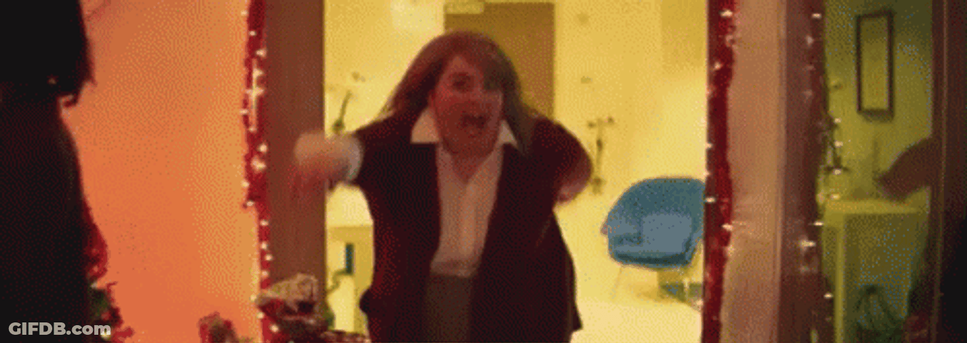 Office Christmas Party Fail GIF