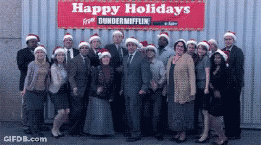 Office Christmas Party Happy Holiday GIF