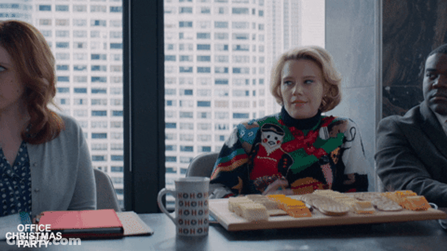 Office Christmas Party Kate Mckinnon GIF