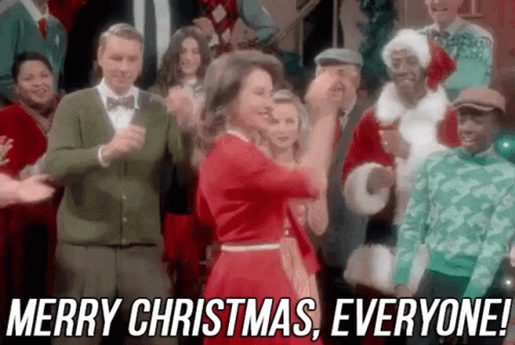 Office Christmas Party Merry Christmas Everyone GIF