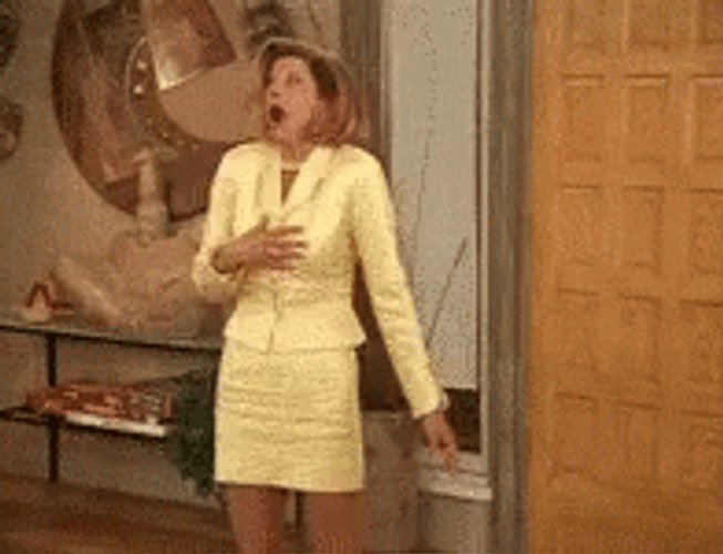 Office Girl Dramatic Faint GIF