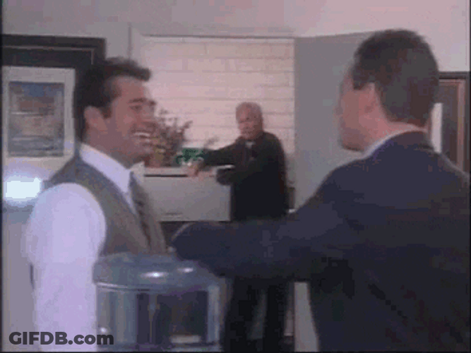 Office Laugh Reaction GIF
