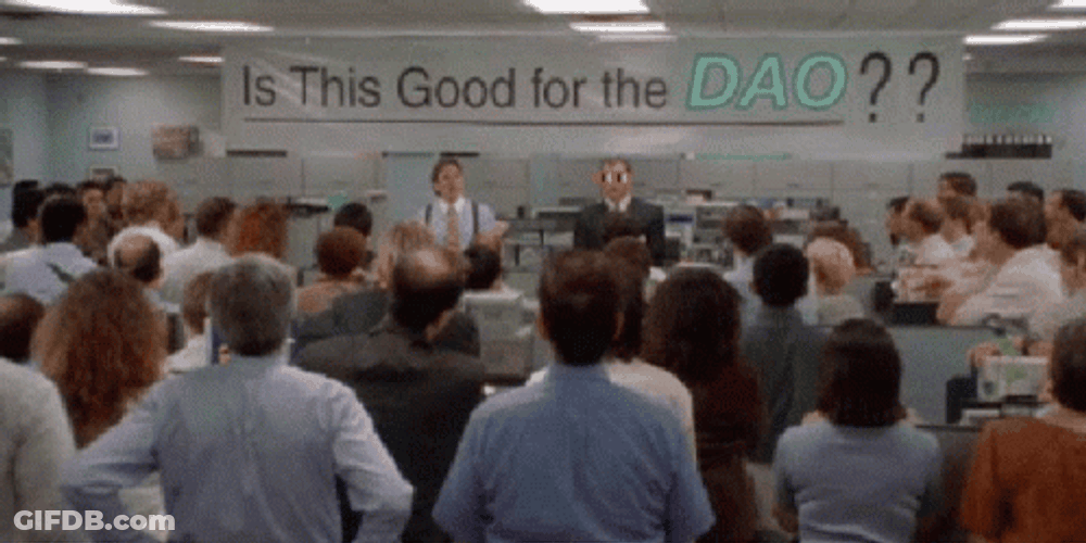 Office Space Decentralized Autonomous Organization GIF