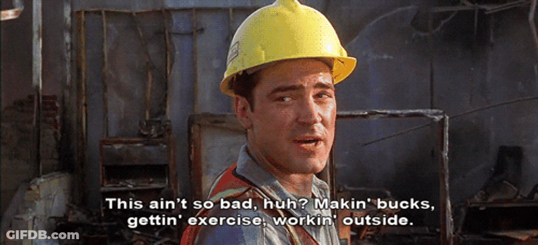 Office Space Milton's Workmate Peter Complaining About Work GIF