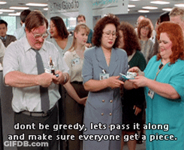 Office Space Milton Waddams Piece Of Cake GIF