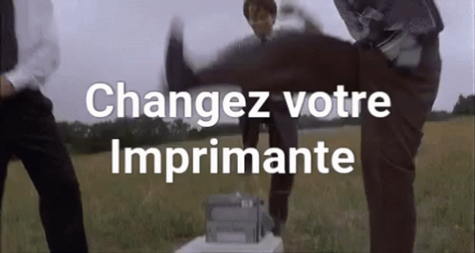 Office Space Printer Scene Change Your Printer Meme GIF