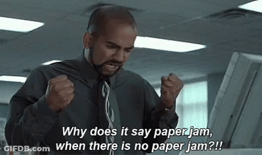 Office Space Samir Nagheenanajar No Paper Jam GIF