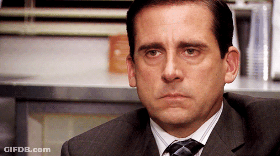 Office Steve Carell Stare GIF
