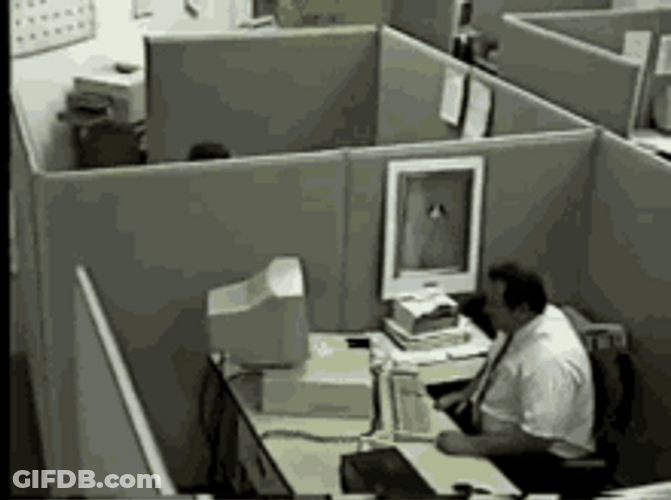 Office Working Guy No Patience GIF