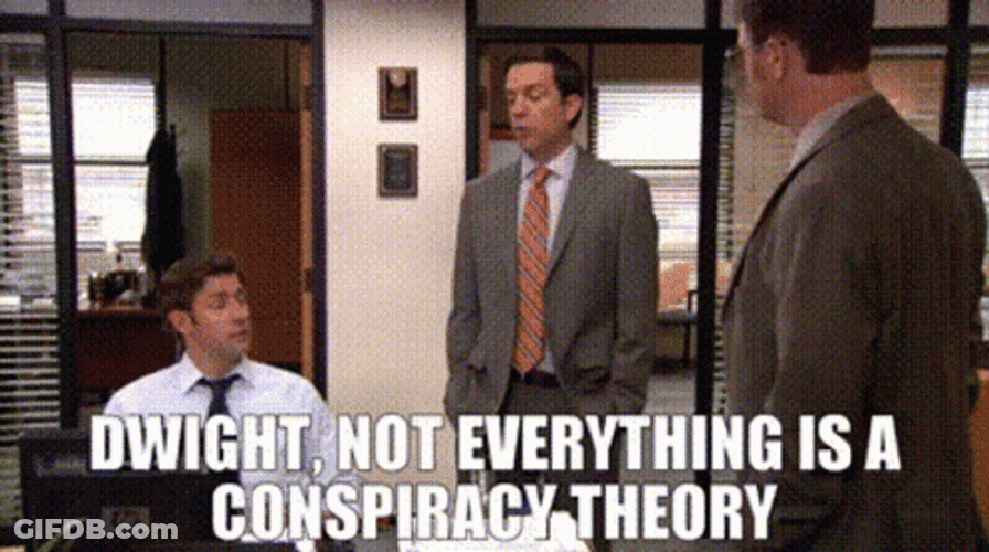 Officemate Conspiracy Theory GIF