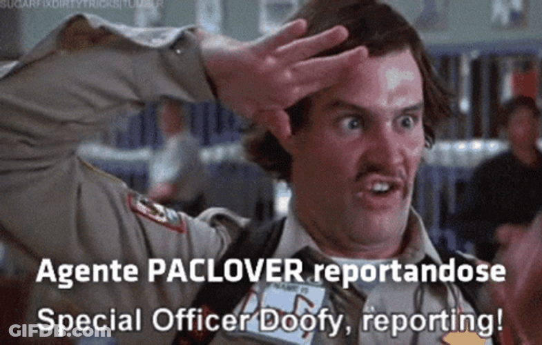Officer Doofy Agente Paclover Reportandose GIF
