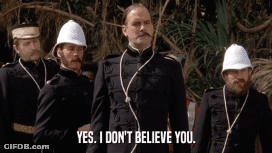 Officers I Don't Believe You GIF