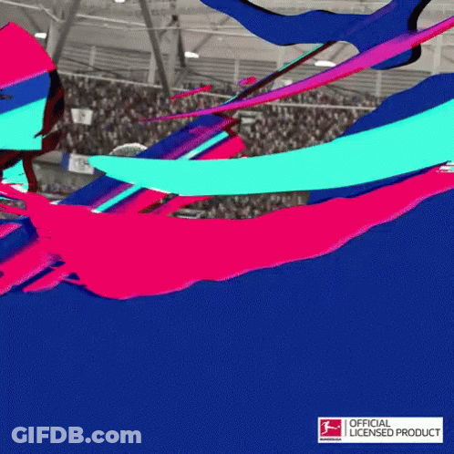 Official Licensed Product On Pink And Blue Waves GIF