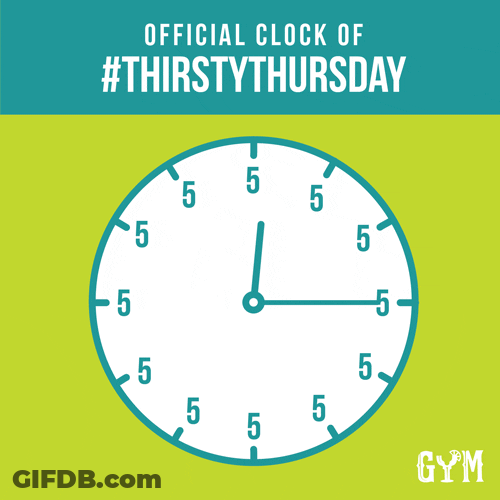 Official Tequila Nights Thirsty Thursday GIF