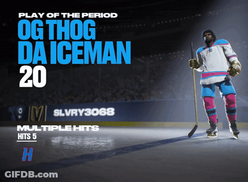 OG Thog Da Iceman 20 Hockey Poster GIF
