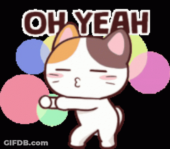 Oh Aww Yeah Wacky Kitty GIF