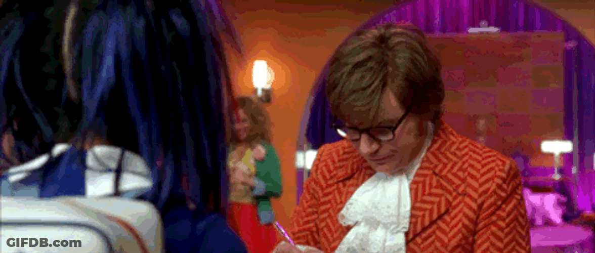 Oh Behave Austin Powers Big Grin GIF