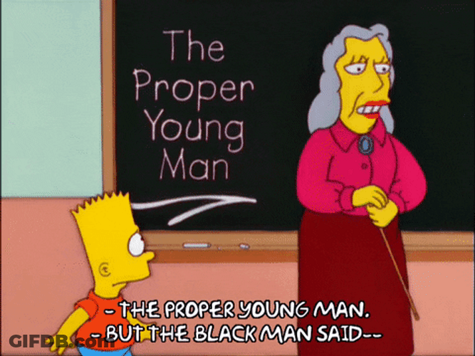 Oh Behave Bart Simpson School Classroom GIF