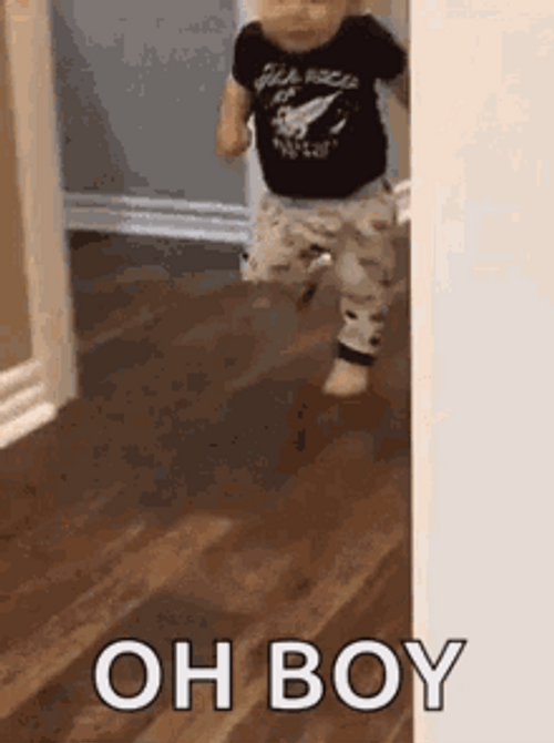 Oh Boy Awkward Run GIF