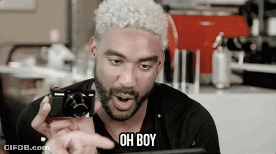 Oh Boy Blonde Livestream Camera GIF