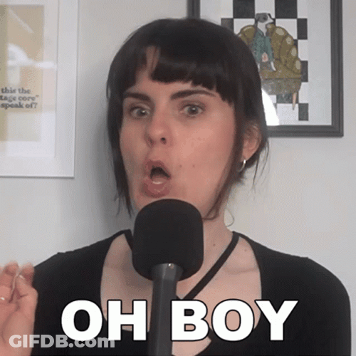 Oh Boy Woman Livestream GIF