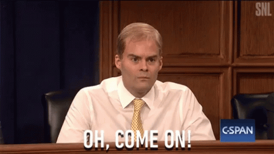 Oh Come On Bill Hader Really GIF