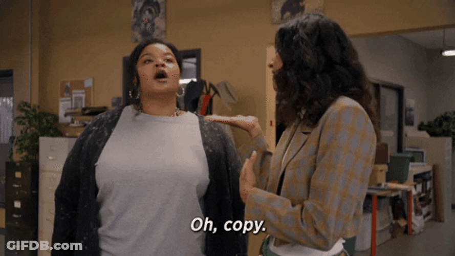 Oh Copy On That GIF