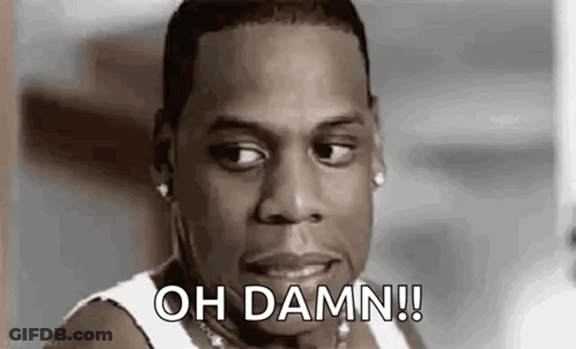 Oh Damn Awkward Jay Z GIF
