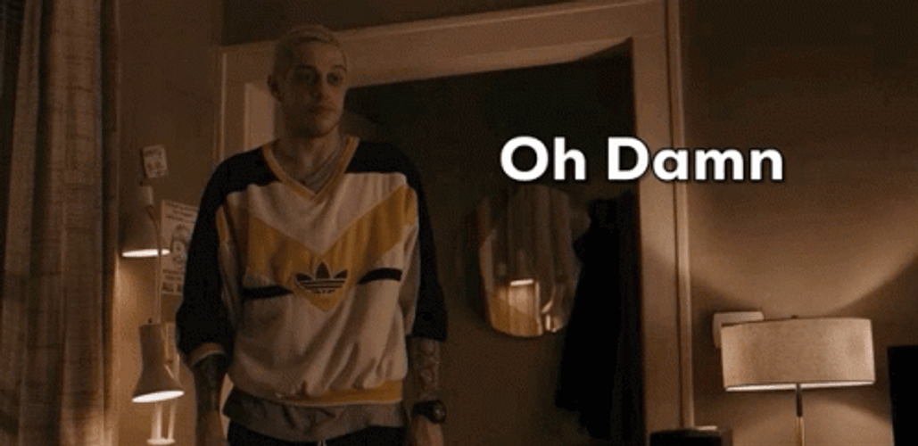 Oh Damn Pete Davidson SNL GIF