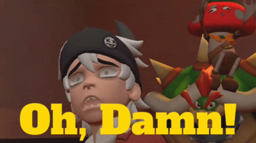 Oh Damn Super Mario Shroomy GIF