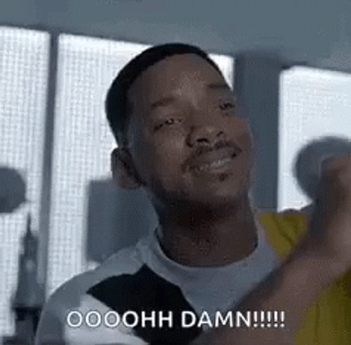 Oh Damn Will Smith GIF