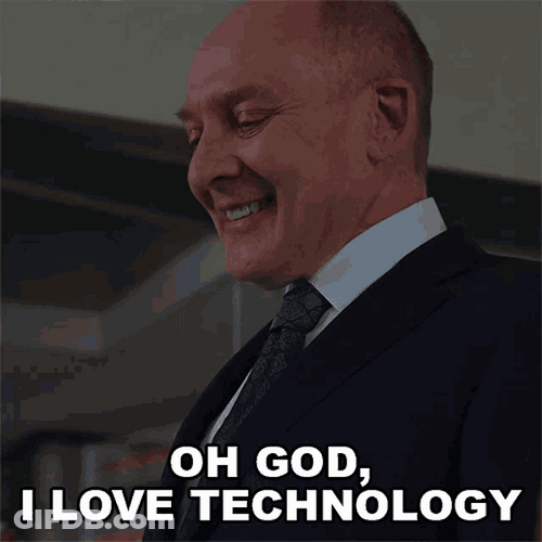 Oh God I Love Technology GIF