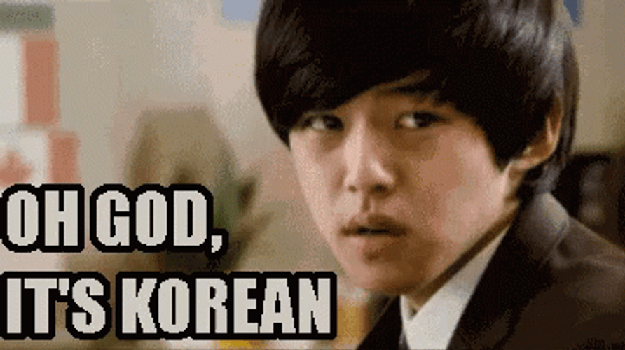 Oh God It's Korean GIF