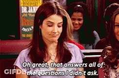 Oh Great That Answers All The Questions Tmi GIF
