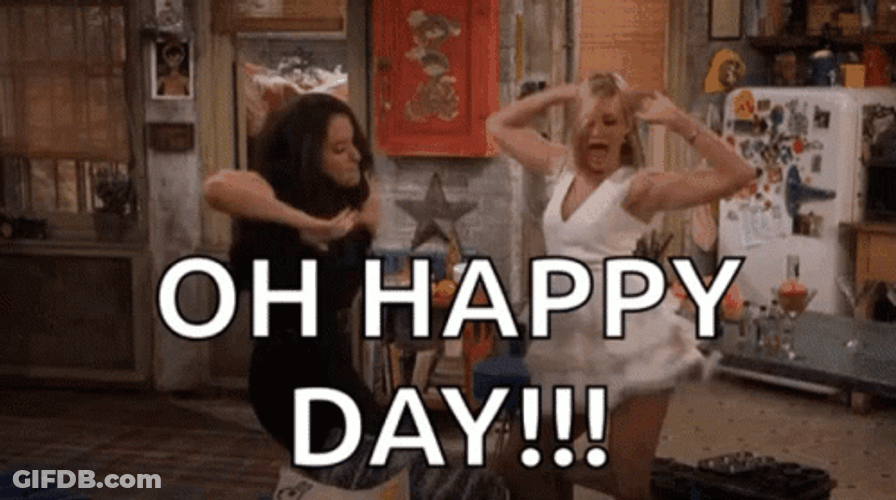 Oh Happy Day Excited Girls GIF