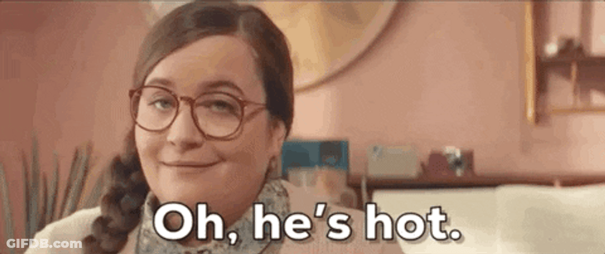 Oh He's Hot Aidy Bryant GIF