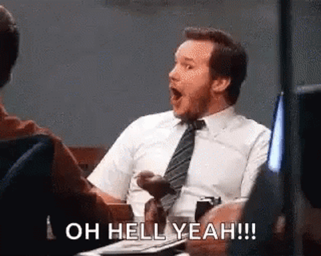 Oh Hell Yeah Really Chris Pratt GIF