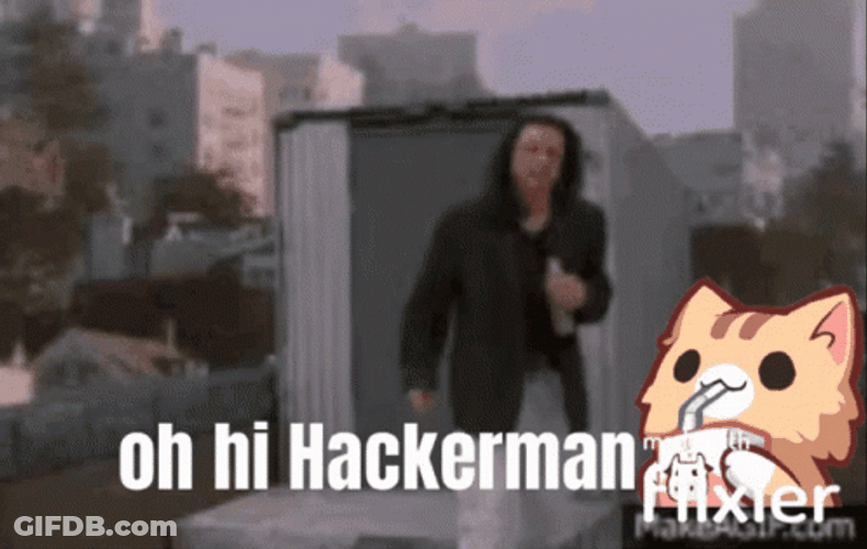 Oh Hi Mark The Hackerman GIF