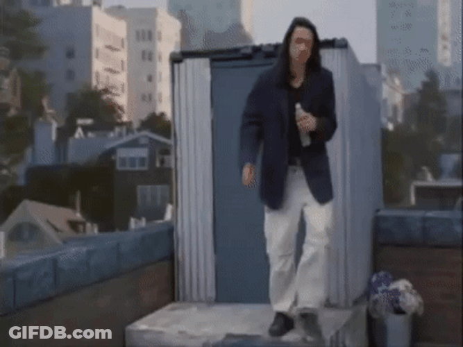 Oh Hi Mark Throw That Bottle GIF