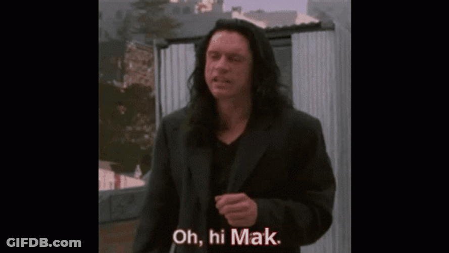 Oh Hi Mark You Okay GIF