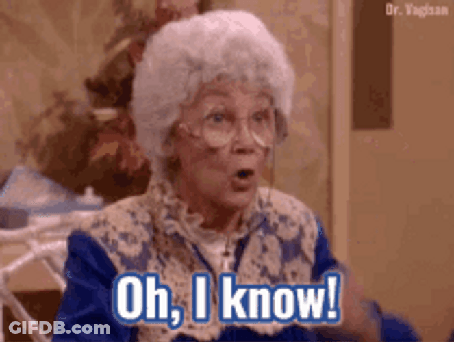 Oh I Know Surprise Shocked Grand Mother GIF