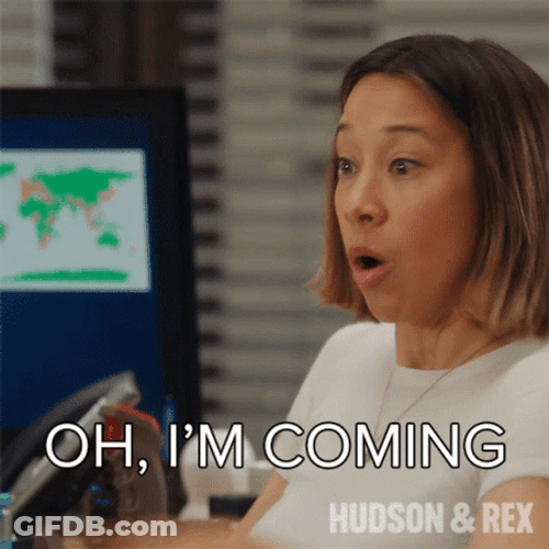 Oh Im Coming Hudson And Rex GIF