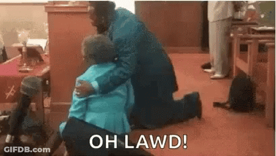 Oh Lawd Possessed Woman GIF