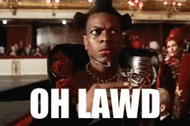 Oh Lord Chris Tucker Angry Reaction GIF